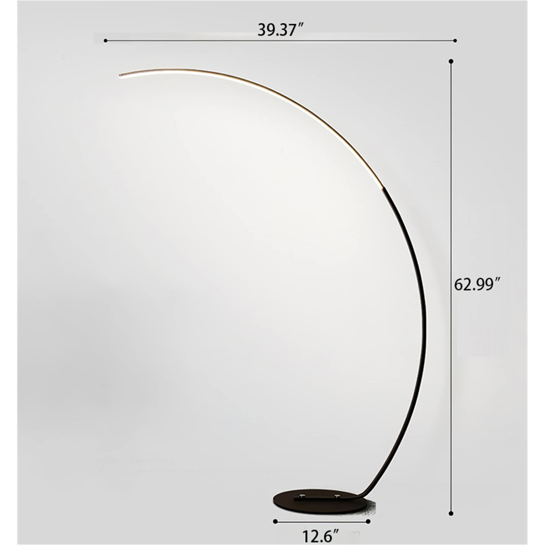 62.99 Inches Metal Arched Floor Lamp Bed Bath Beyond 36762987