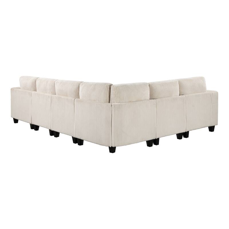 Kenlis 6-Piece Modular Sectional Sofa with Storage