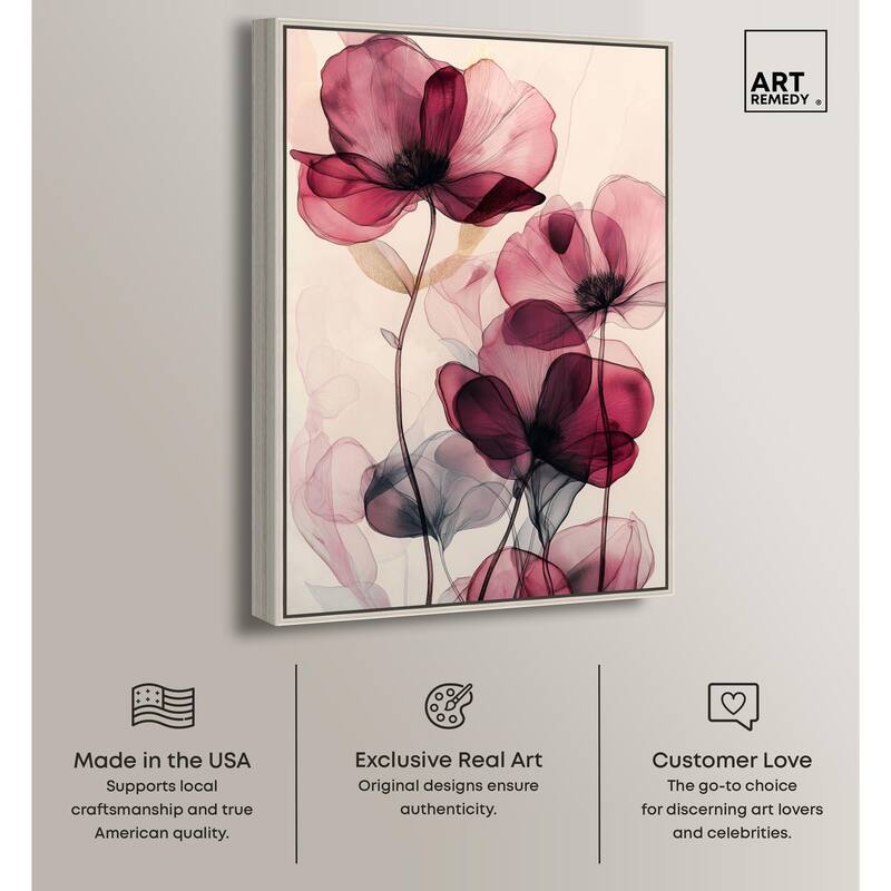 Filigree Flora I Canvas by Art Remedy