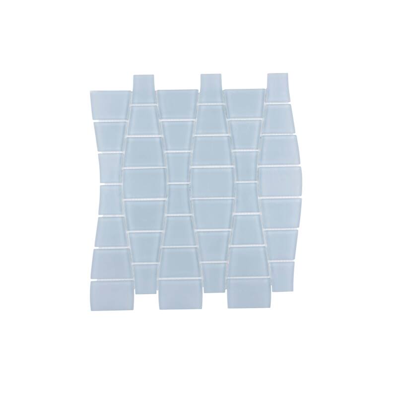 Cruz Bay Studio BG15 Ripple - 11" x 12" Block Random Wall Tile -