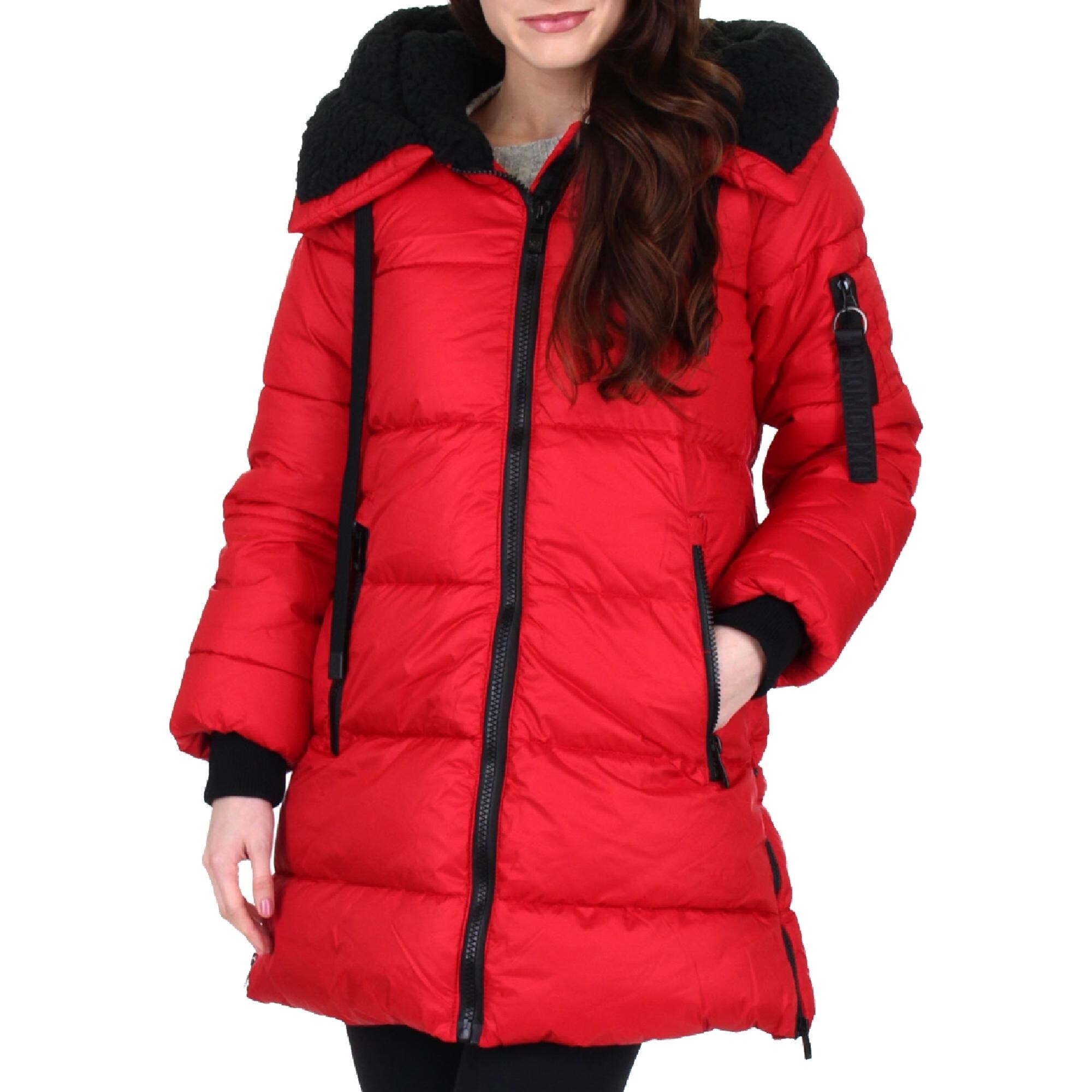 steve madden red coat