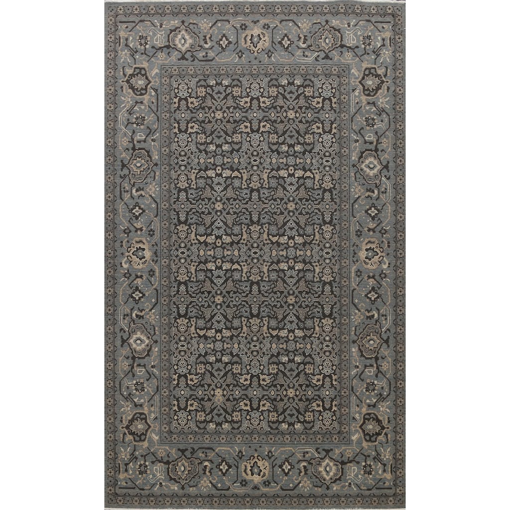Traditional Geometric Ziegler Turkish Living Room Area Rug Wool Carpet - 6'7" x 9'10"