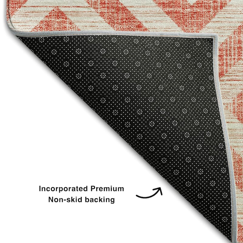 Premium Washable Super Soft Modern Geo Mayfield Rug