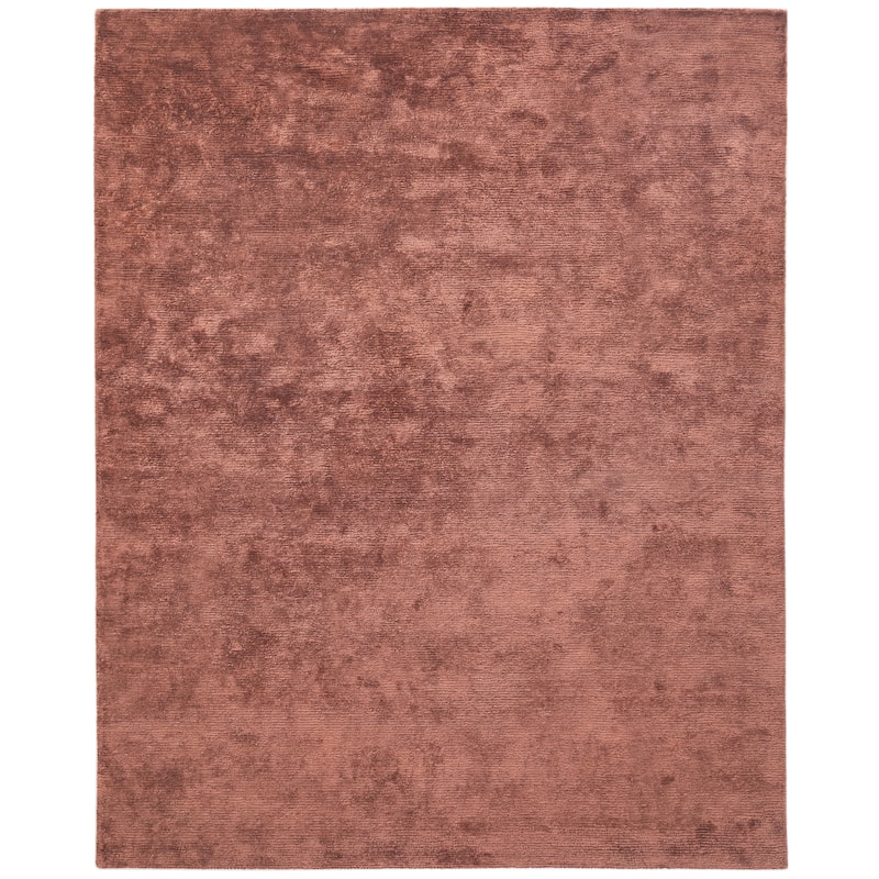 Terra by Obeetee Hue Solid Rug - Red - 3' x 5'