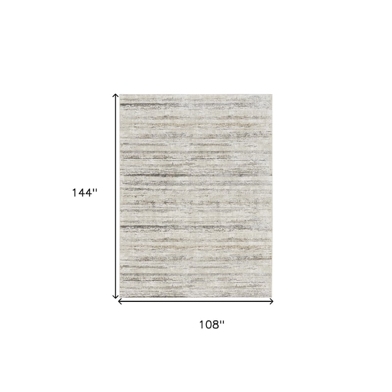 Power Loomed Abstract Modern Non Skid Stain Resistant Area Rug - 144' X '108' X '0.39