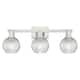 Option Brushed Satin Nickel / Clear Basketweave