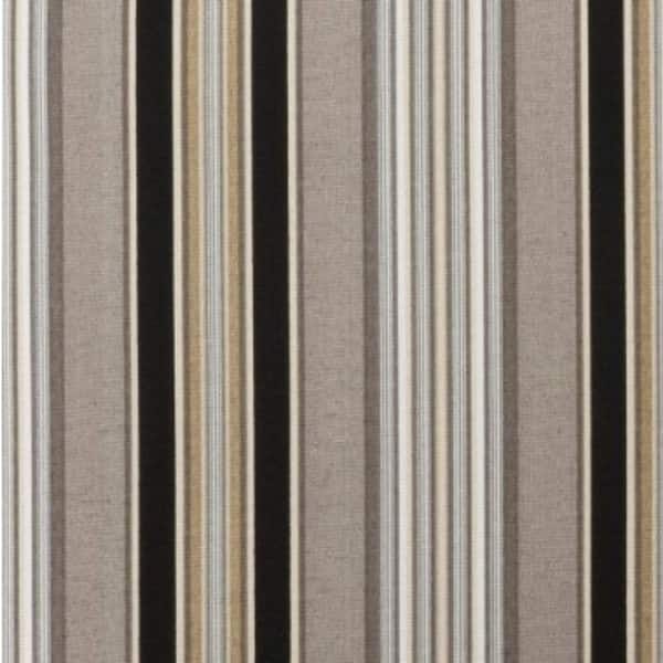 Shop Outdoor Patio Furniture High Back Chair Cushion Black And Tan Striped Voyage Brown Overstock 16613606