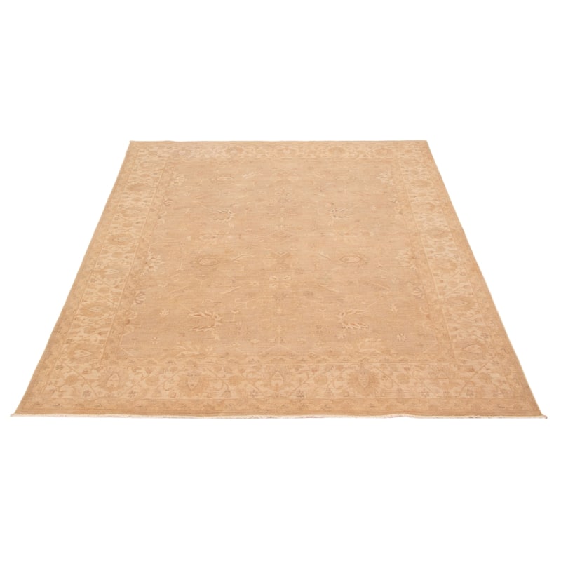 ECARPETGALLERY Hand-knotted Chobi Finest Beige Wool Rug - 7'10 x 10'1