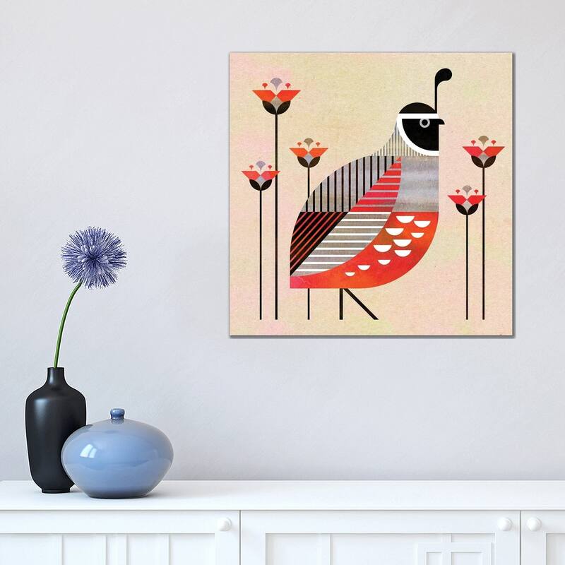 iCanvas "Quail II" by Scott Partridge Canvas Print - 18x18x1.5