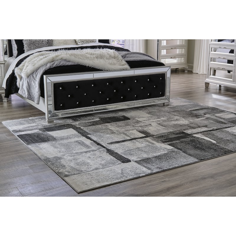 Brycebourne Black/Cream/Gray Medium Rug