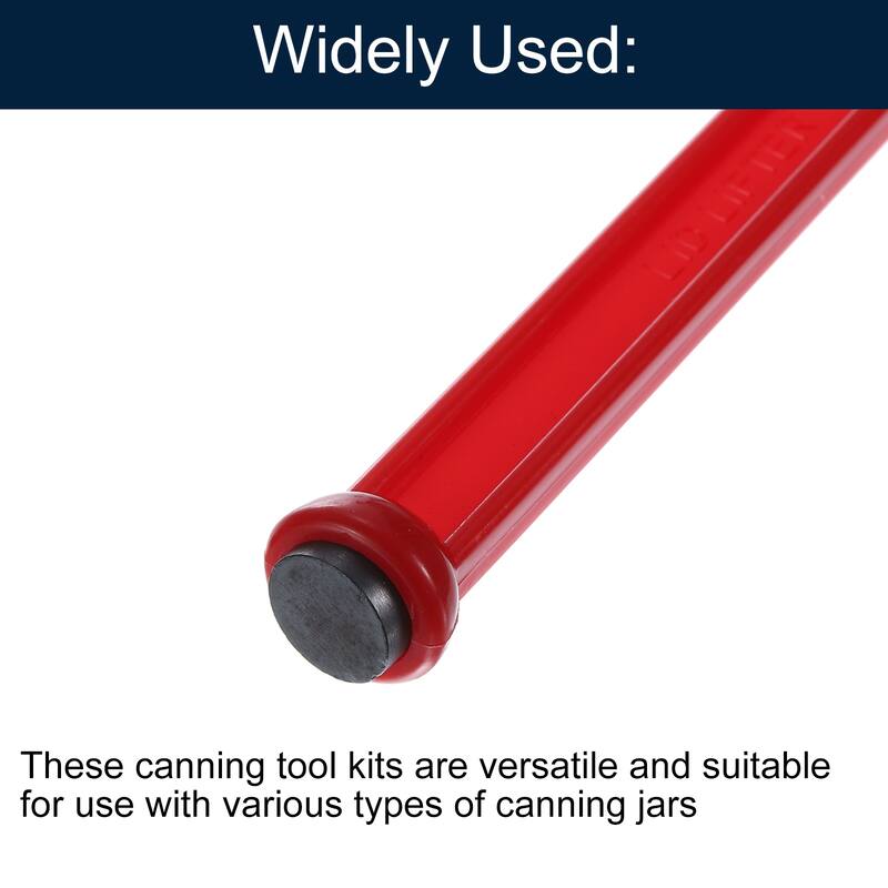 2 Pcs Jar Lid Lifter Canning Kits, Magnetic Canning Lids, Green & Red - Green, Red