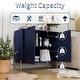 preview thumbnail 53 of 56, Clihome 2-Door Storage Media Accent Buffet Sideboard