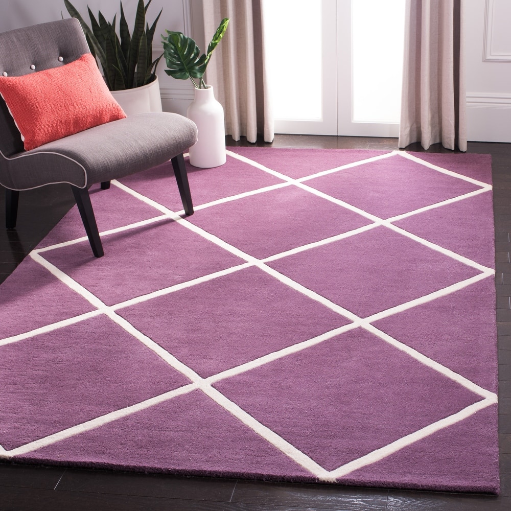 SAFAVIEH, Handmade Chatham Ezzelina Modern Moroccan Wool Rug