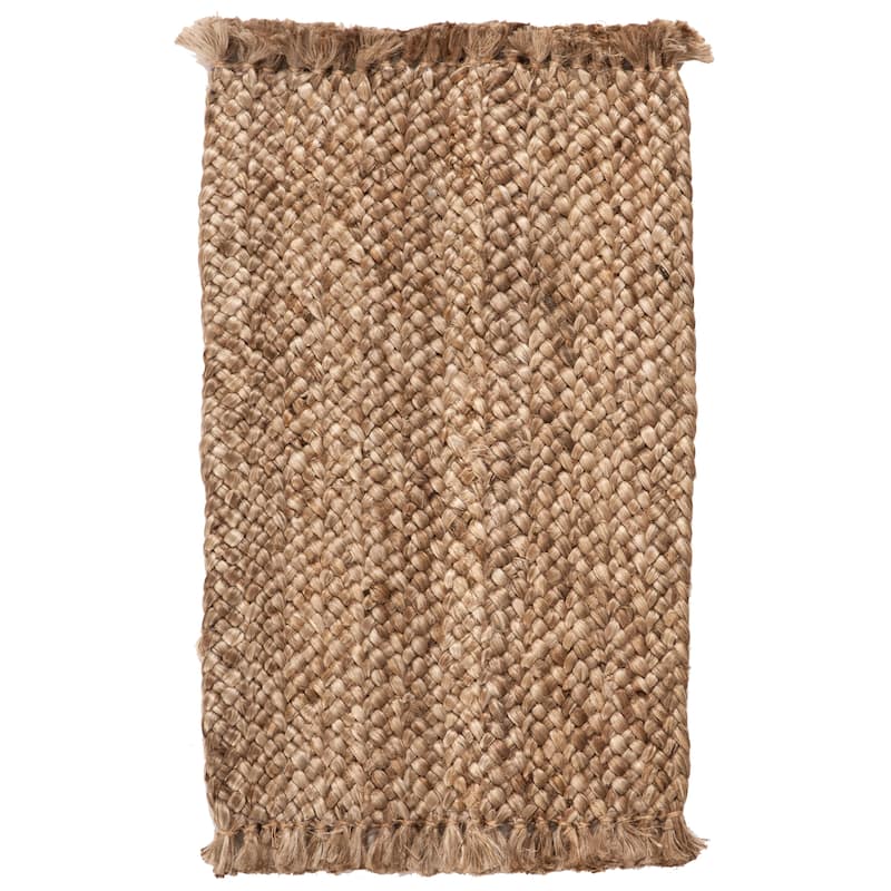 Lauren Ralph Lauren Carena Weave Handmade Coastal Solid Jute Rug