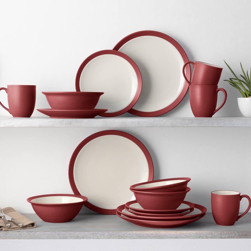 Noritake Colorwave 16-Piece Curve Dinnerware Set, Service For 4