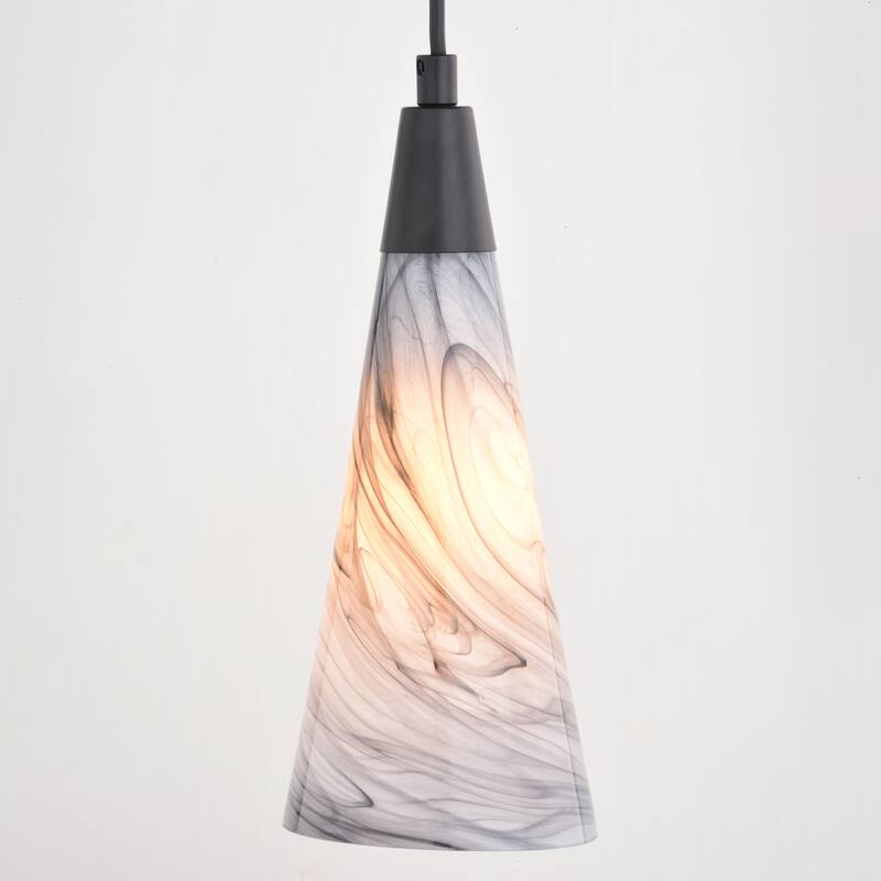 Milano Transitional Mini Pendant Ceiling Light Multi Color Art Glass