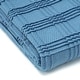 preview thumbnail 3 of 17, Chanasya Solid Plaid Pleated Acrylic Throw Blanket With Tassels