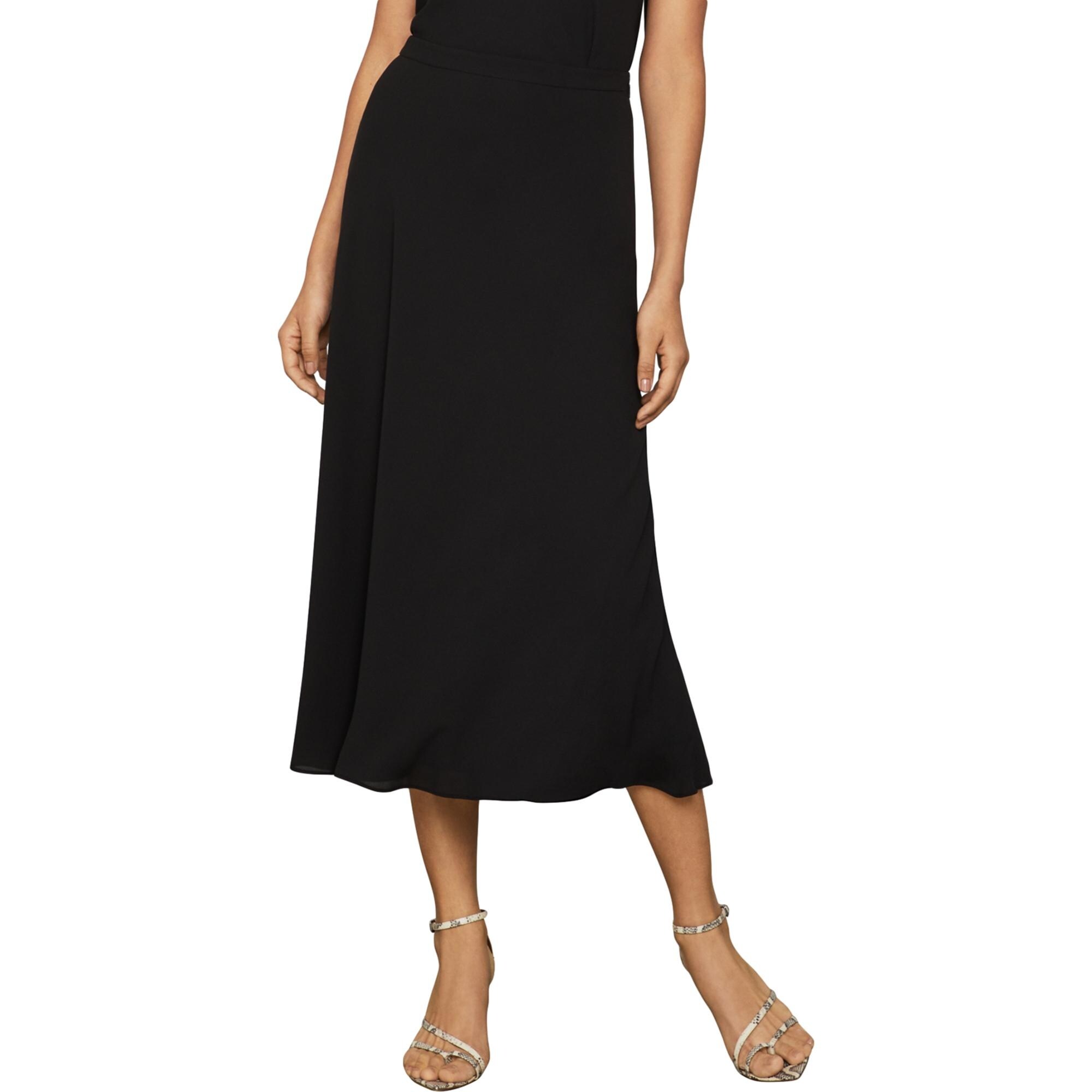 Womens black midi skirt Clearance