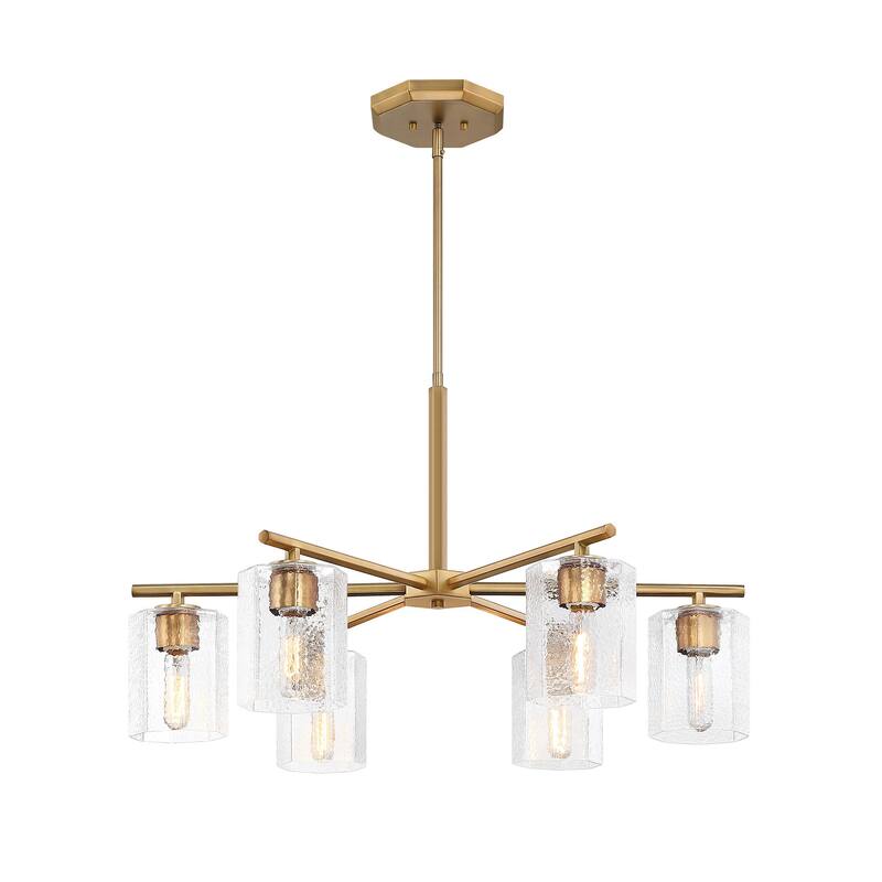 Designers Fountain D309M-6CH Haven 6 Light 32" Wide Chandelier