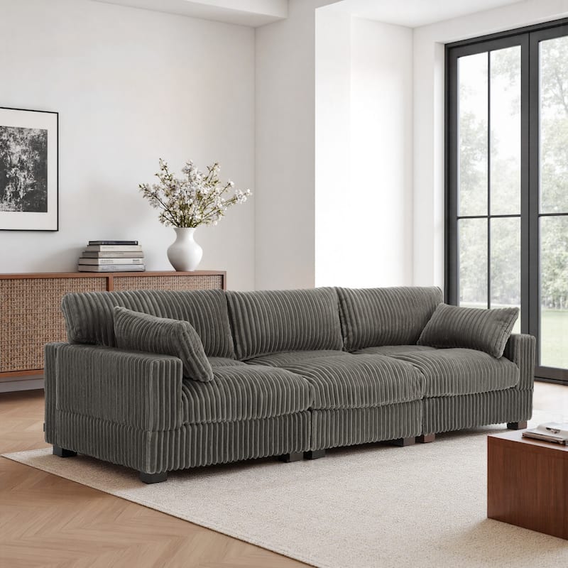 U-shaped Modular Sectional Set Upholstered Sofa Couch