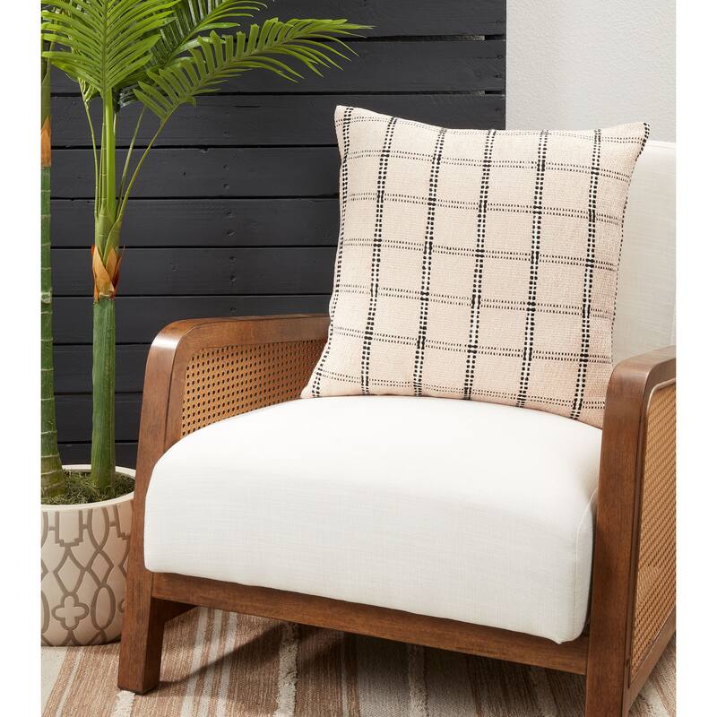 Checkered Throw Pillow