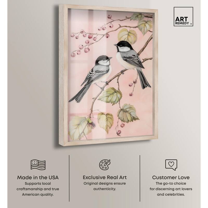Winter's Tiny Guests Shadowbox by Art Remedy