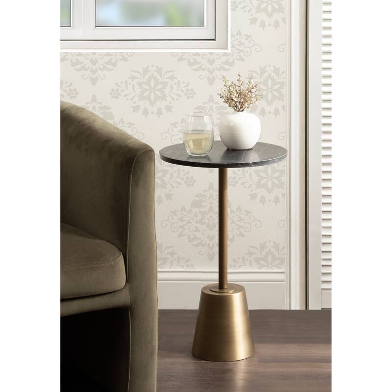 Kate and Laurel Tira Round Side Table