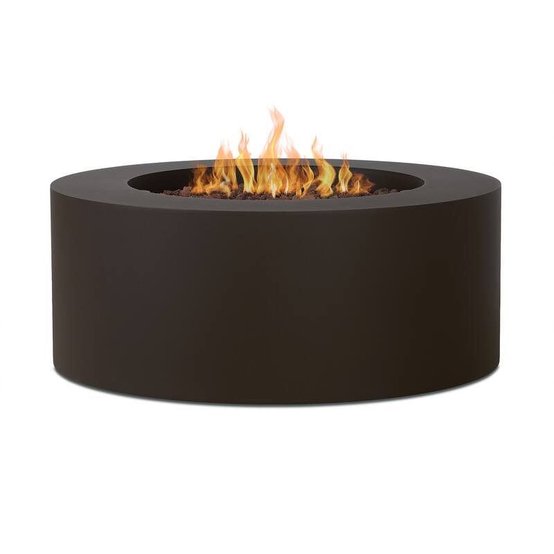 Aegean 36" Round LP Fire Table w/NG Conversion kit by Real Flame