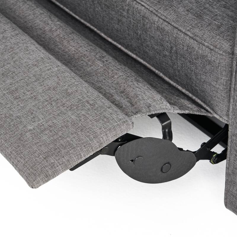 47"Wide Manual Recliner Chair for Adults, Single Reclining Sofa Chair Fabric Upholstered Living Room Chair Modern Club Chair