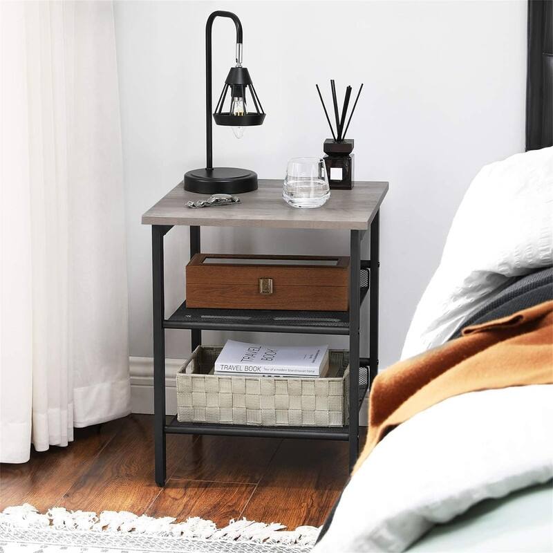Nightstand Set of 2 Side Tables