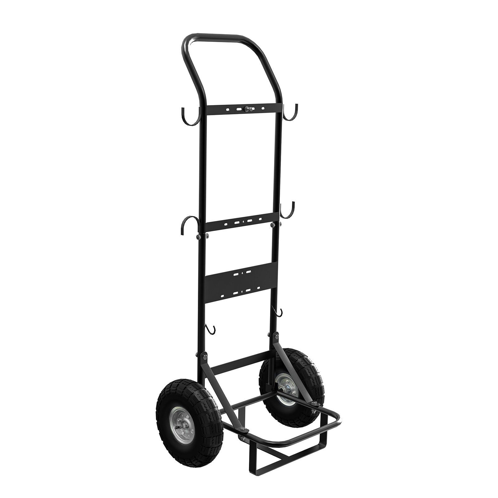 CAMPLUX 300 lb. Capacity 2-Wheel Folding Steel Hand Truck for Portable Water Heater