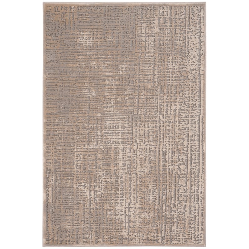 SAFAVIEH Meadow Jilia Modern Abstract Rug - 3'3" x 5' - Ivory/Grey