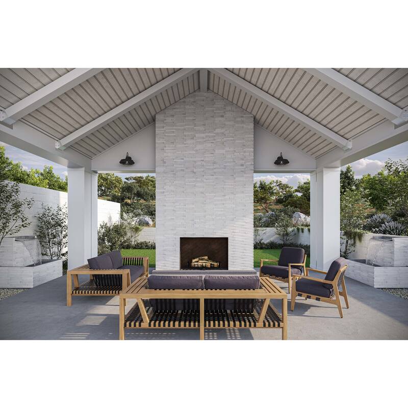 Cruz Bay Studio MKT22827 Weave - 6" x 22" Brick Wall Tile - Honed