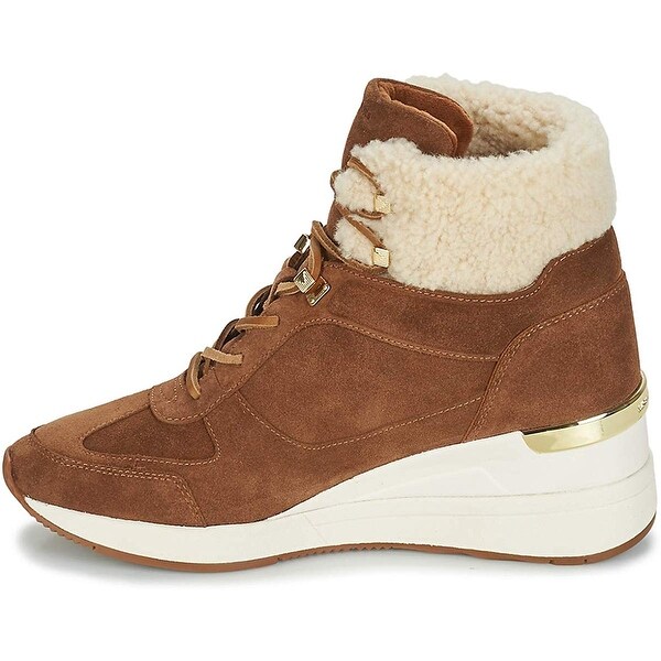michael kors shearling sneakers
