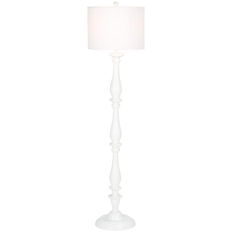 SAFAVIEH Lighting Ayanna 62-inch Candlestick White Floor Lamp - 15"x15"x62" - 15Wx15Dx62H