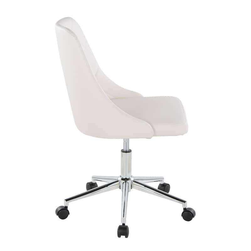 Silver Orchid Ockelbo Adjustable Office Chair with 5-Star Caster Base