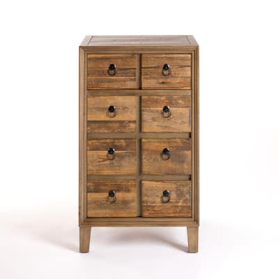 Reclaimed Wood Keeping Drawers Small Cabinet