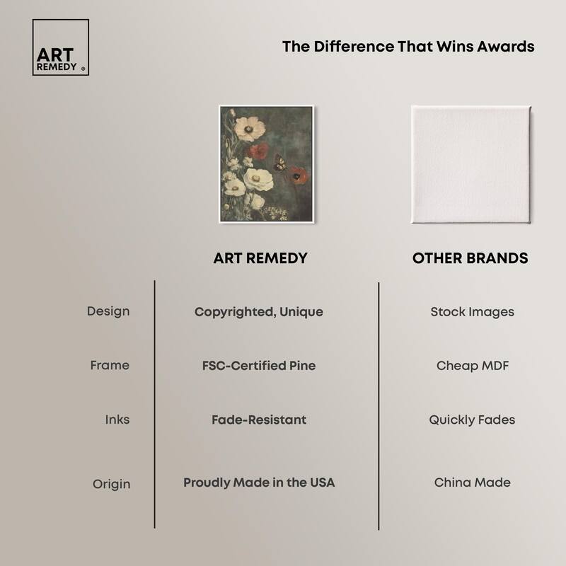 Vintage Botanicals I Canvas by Art Remedy