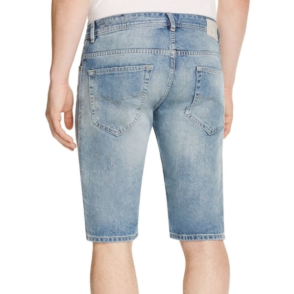 stone wash jean shorts mens