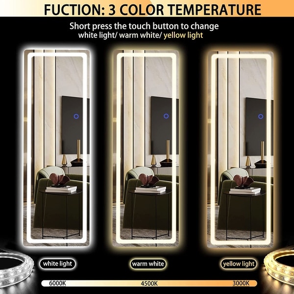 Standing mirror led outlet