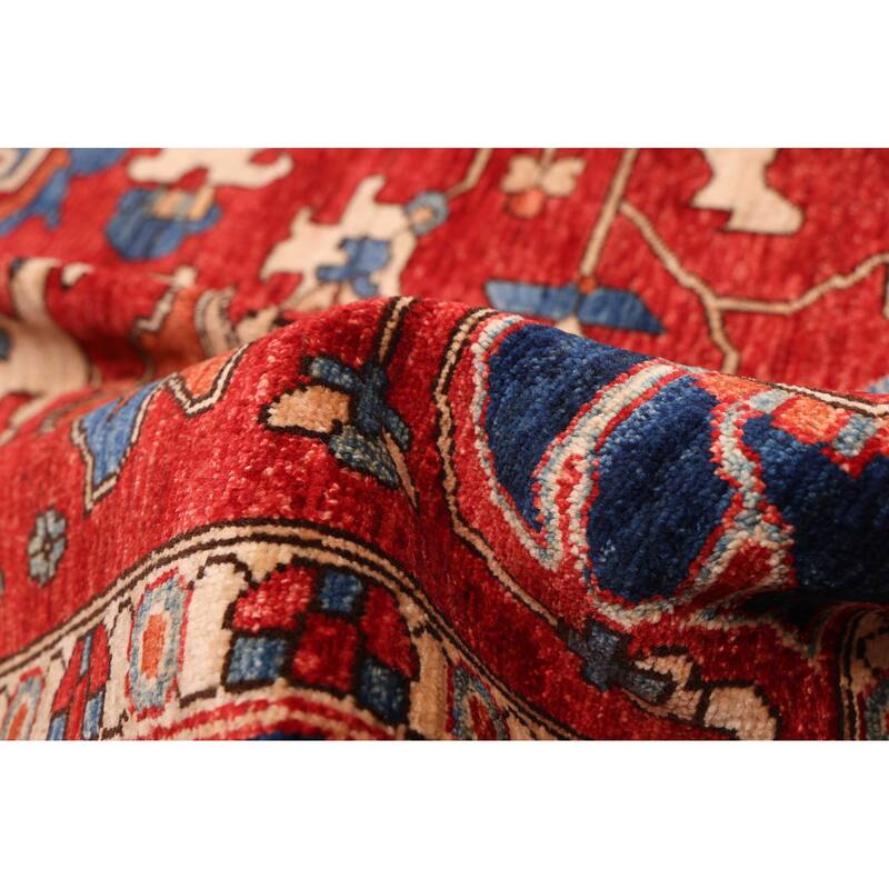 ECARPETGALLERY Hand-knotted Aryana Red Wool Rug - 8'3 x 9'11