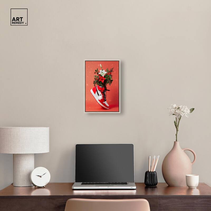 Holiday Sneaker Canvas by Art Remedy