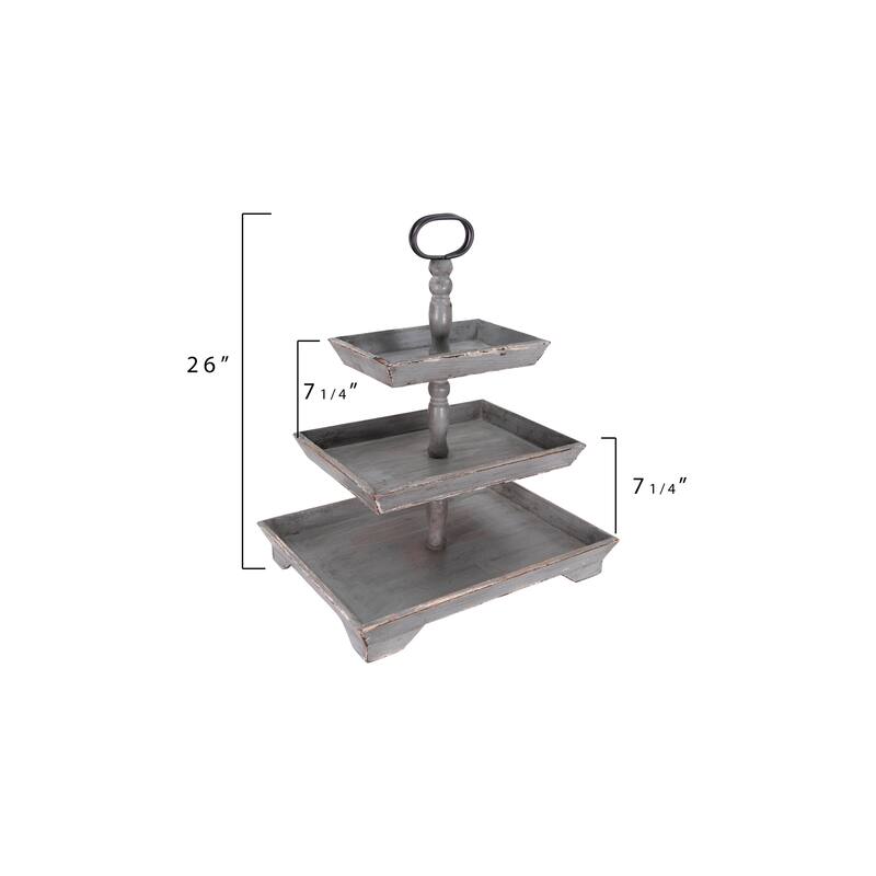 Decorative 3 Tier Tray