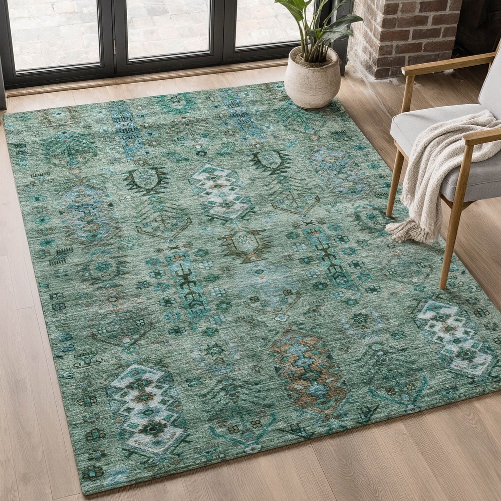 Premium Washable Super Soft Traditional Karachi Mayfield Rug