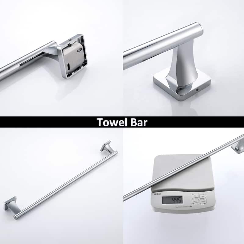 Wall-Mount 5 -Piece Bath Hardware Set