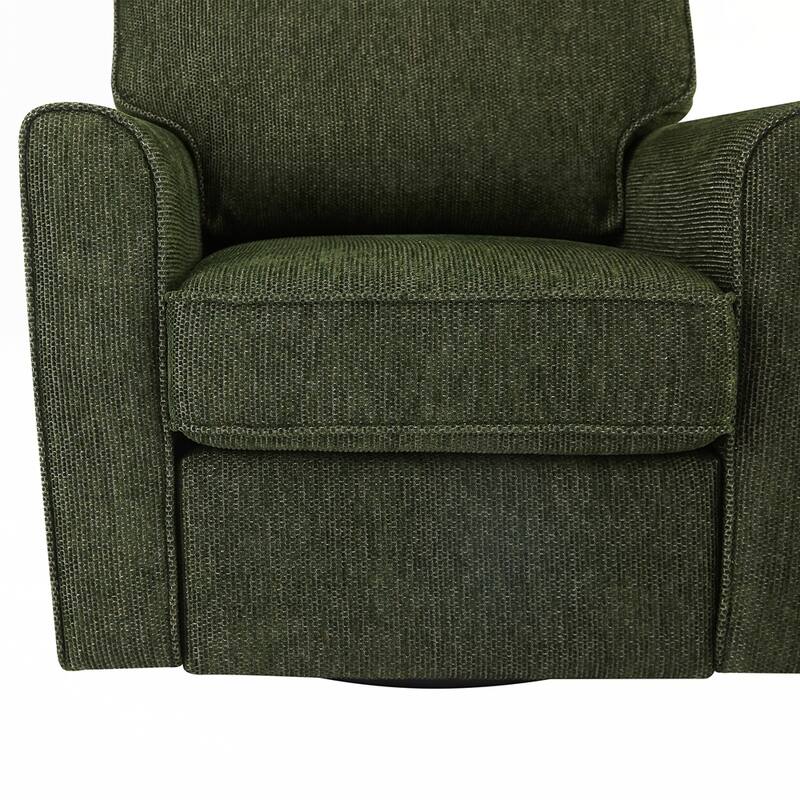360° Swivel Chair Accent Barrel Armchair Swivel Sofa Chair with Side Pockets
