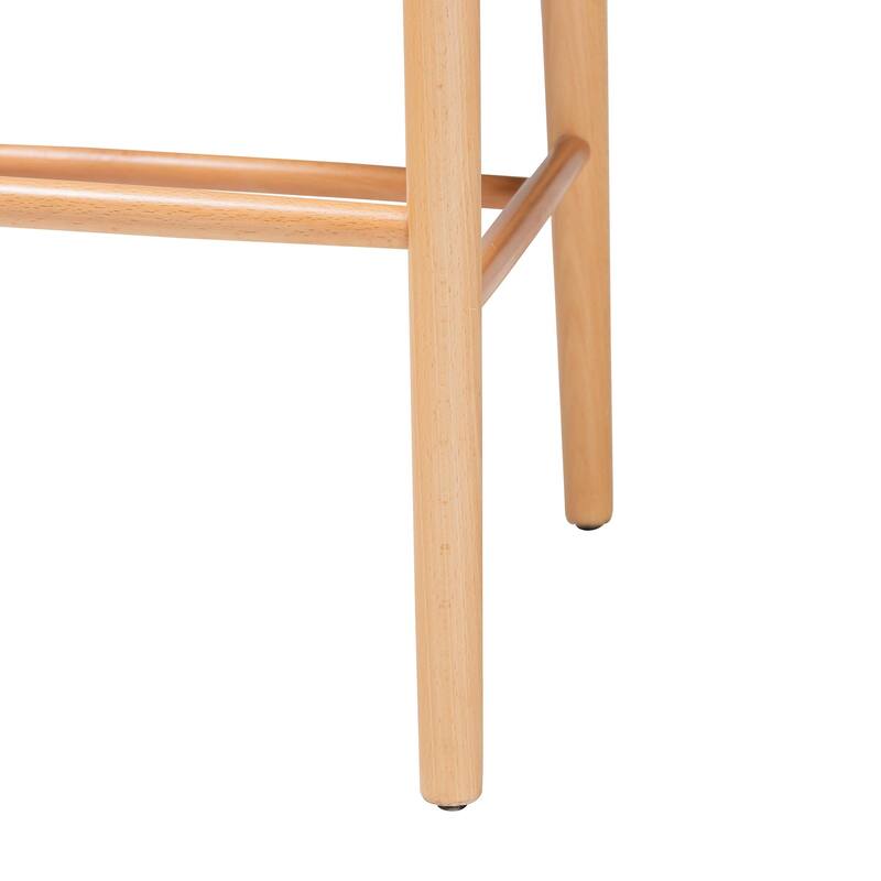 Paxton Modern & Contemporary 2-Piece Wood Bar Stool Set
