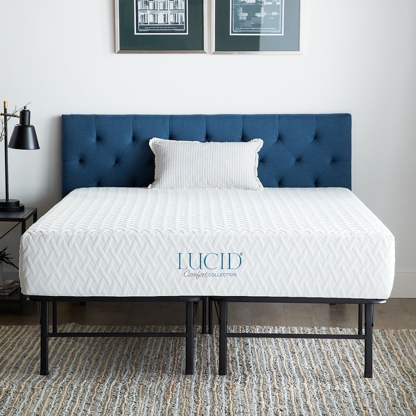 Lucid 10 inch outlet memory foam mattress