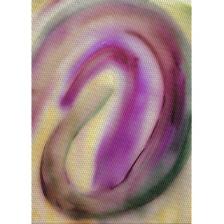 Ahgly Company Machine Washable Transitional Dark Raspberry Purple Area ...