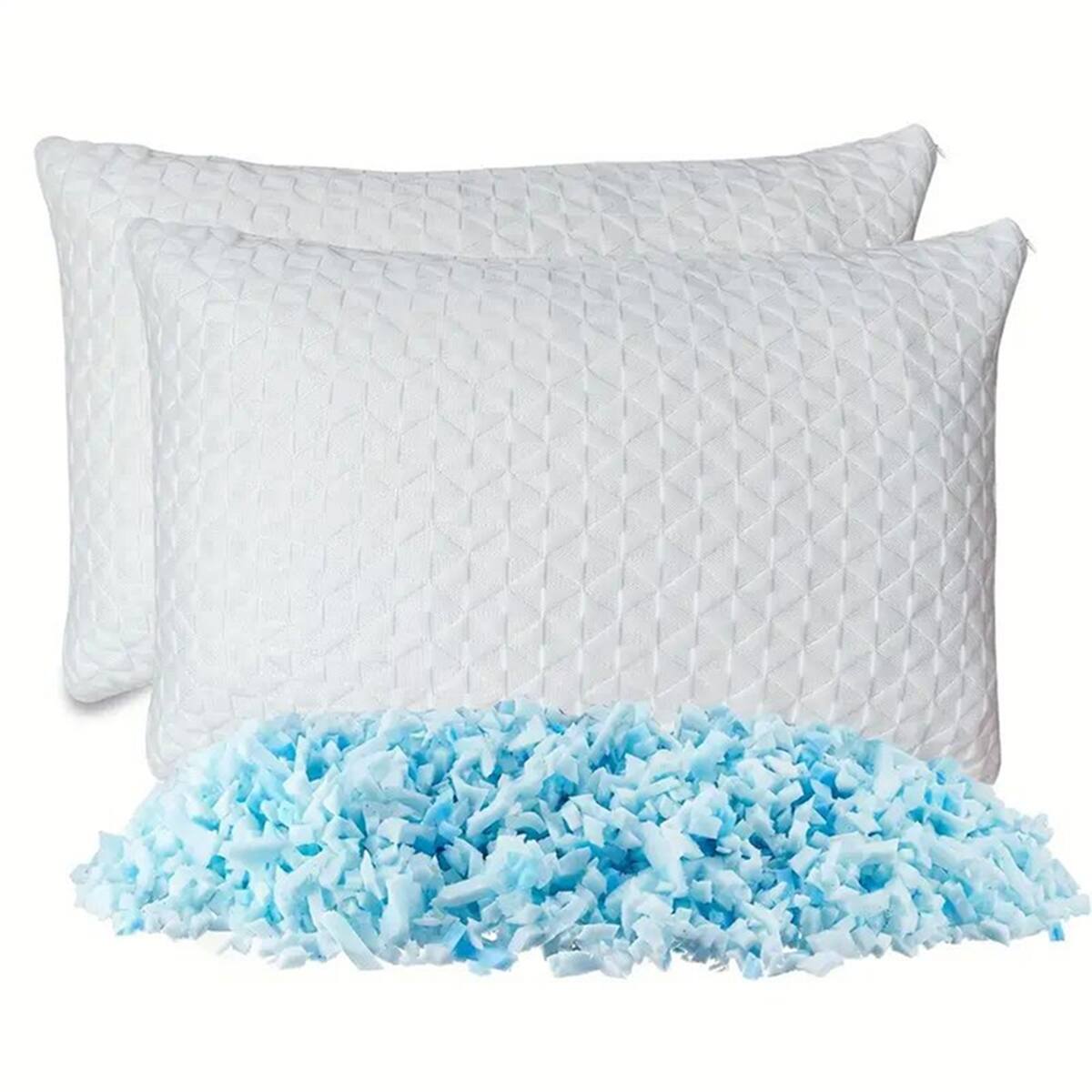 Shatex Adjustable Memory Foam Pillow for Side, Back, and Stomach